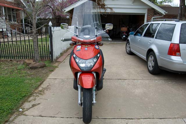 Scoot now from the front