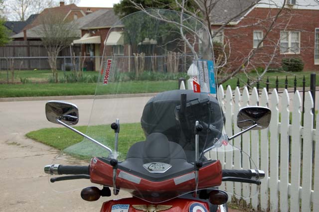 Here we are! All set up - The rubber gromets were relatively simple to install and the rest was not too bad. I checked the clearance of the shield with full turn both ways to ensure that I had it at a good height. It is possible to have it too low......