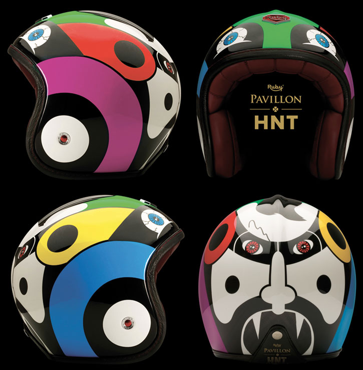 Atelier Ruby Modern Vespa : A real vespa/hornet helmet