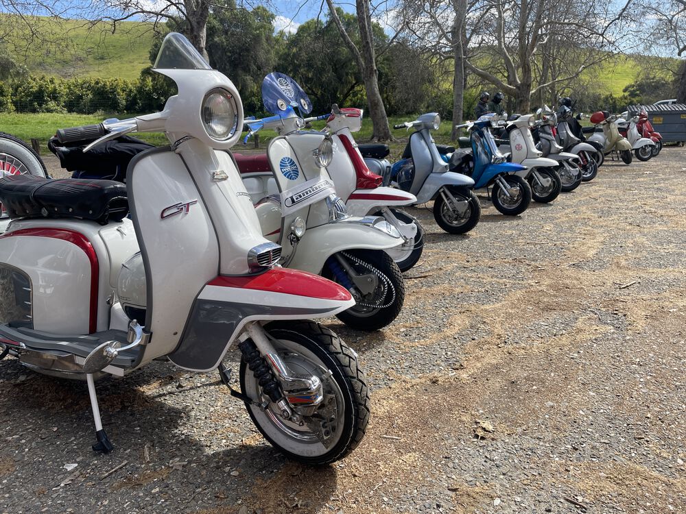 ROM 2023 BBQ scoot line up at Biddle Regional Park