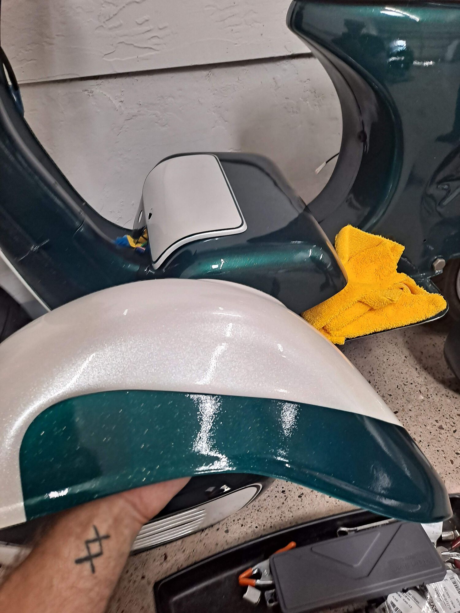 it turned out great.  Kind of wish I'd left a pinstripe masked into it, but I'm happy nonetheless.