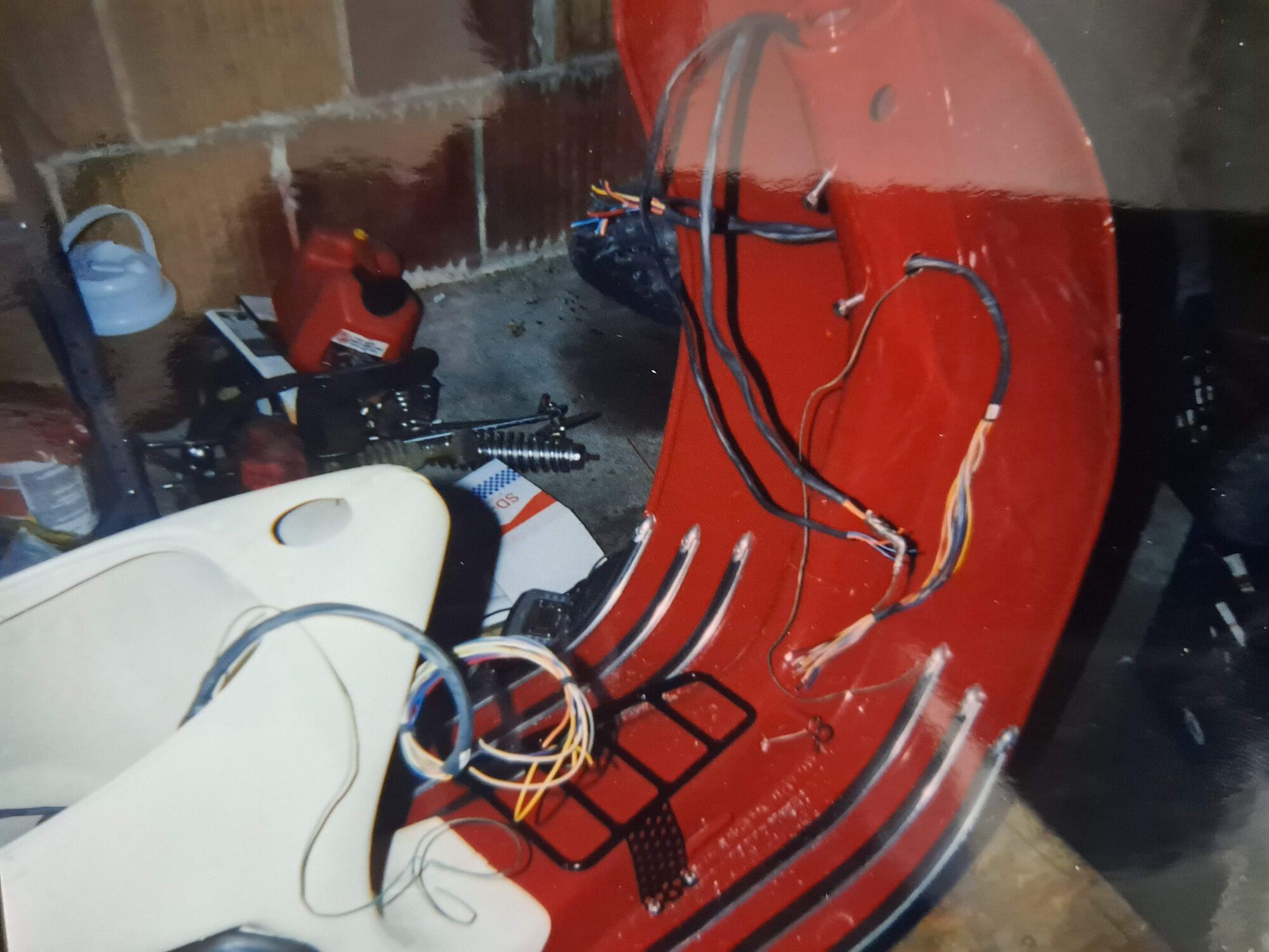 Skipping over some of the original paint job, but I had a connection to someone who painted hot rods and they shot a nice red/cream paint job for an amazingly low price.  Paint has never been my strong suit so I was happy to have someone else do it.