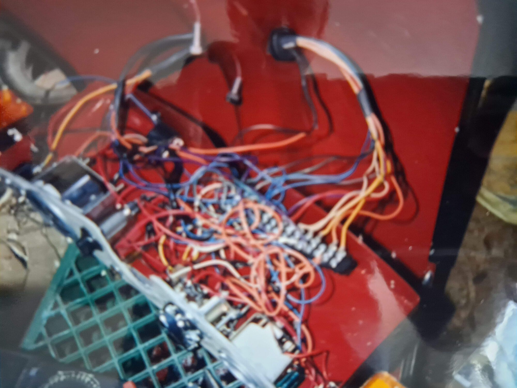 I made some... questionable wiring decisions back then, including a custom instrument panel in the legshield.  It worked great with a tach and fuel gauge, but was ridiculous in hindsight.