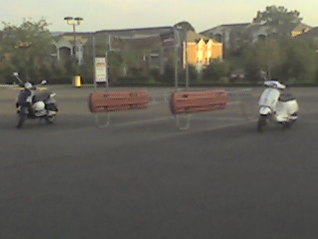 Modern Vespa : What's a nice girl like you...? Scooter photo funnies