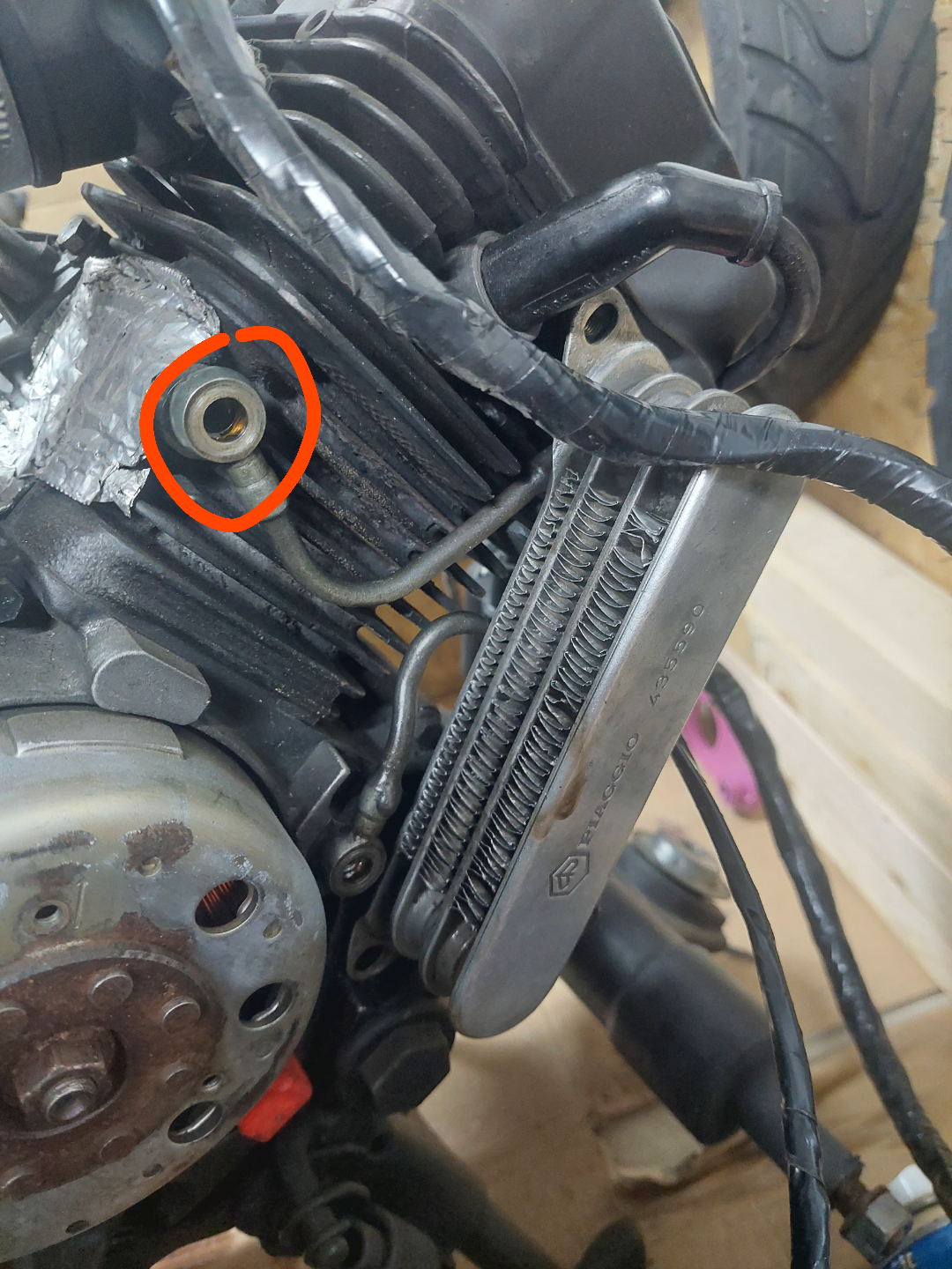 This is what I need one for to go on this oil cooler