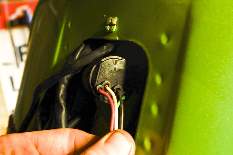 Rear of ignition wires.