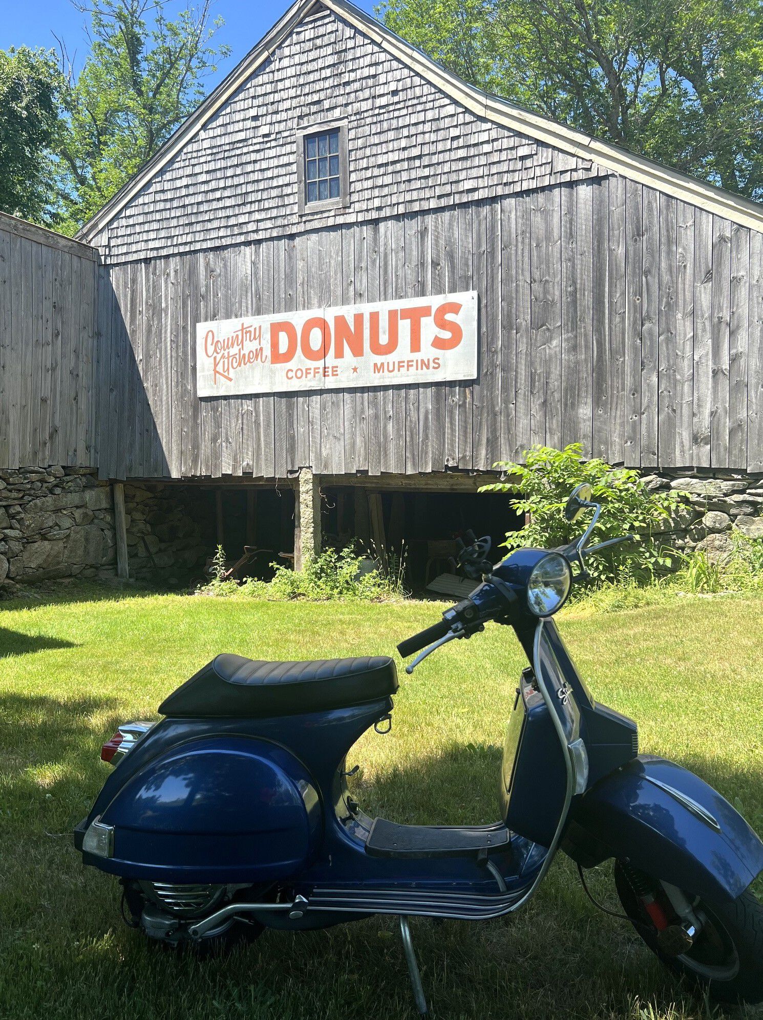 Doin' donuts.