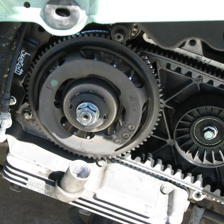 Modern Vespa Starter Gear Alignment on Belt Change?