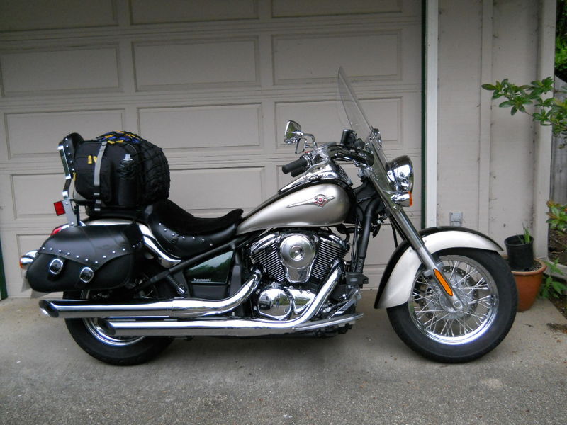 Green Girl - Key West 2010 - with improvised backrest. This actually worked pretty good, easy to take off and replace every day of the trip.