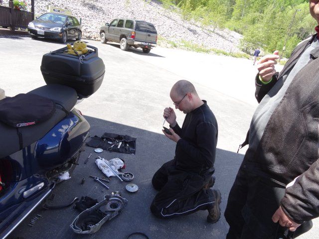 Matt bowing to the variator god