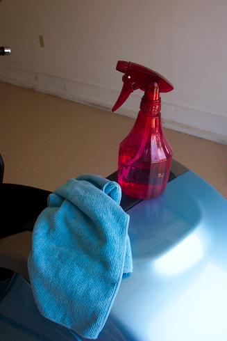 Old military trick. Using DISTILLED WATER, very lightly mist and rebuff for mirror shine.
