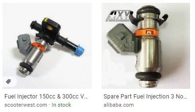 One of these is just missing the fuel delivery part.