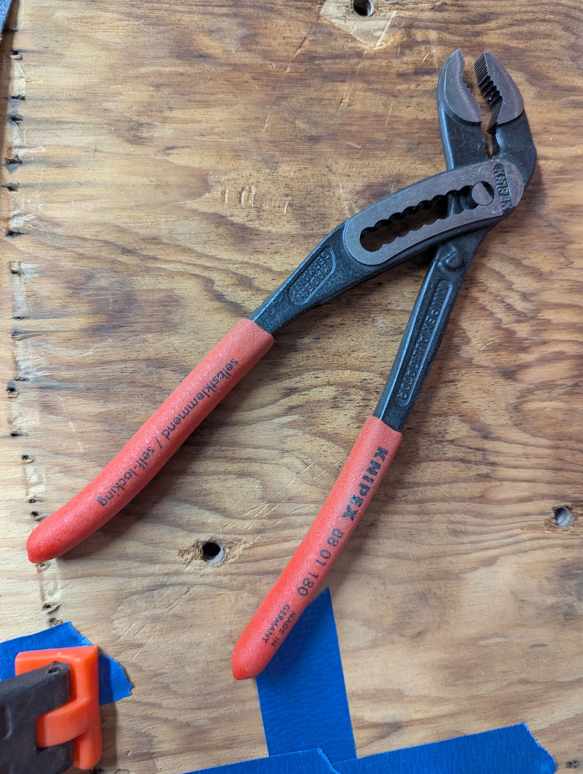 New Knipex 7" slip joint pliers, yes they are all they are cracked up to be