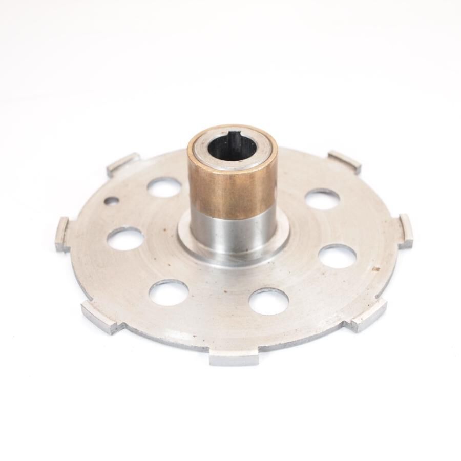 bronze looking part is worn or spinning on the baseplate