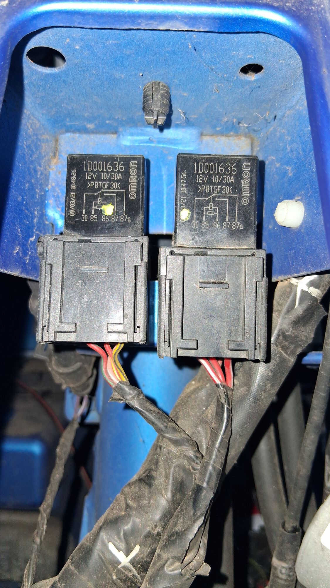 Relays on Vespa GTS 125 iget 2021