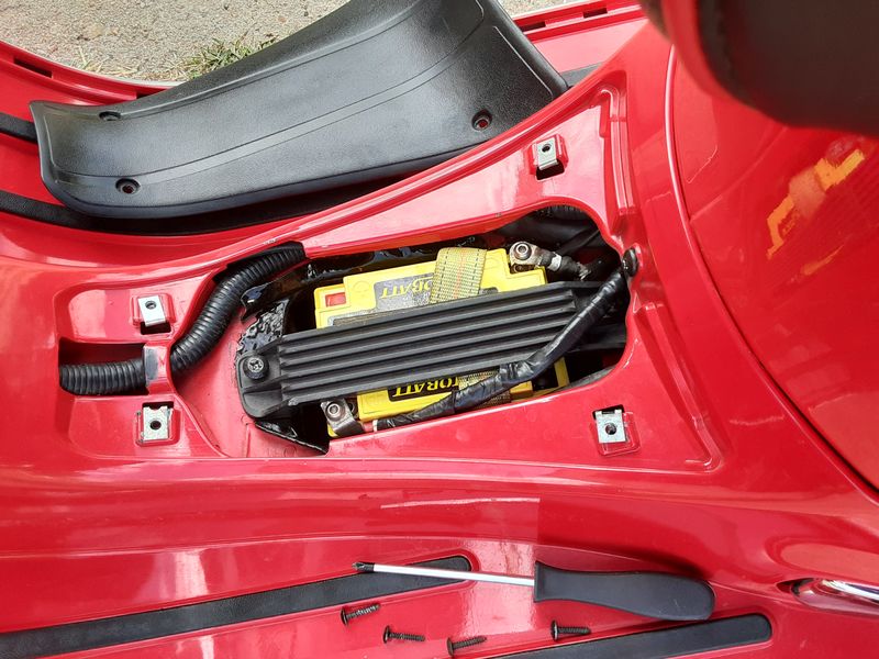 Modern Vespa Battery options.