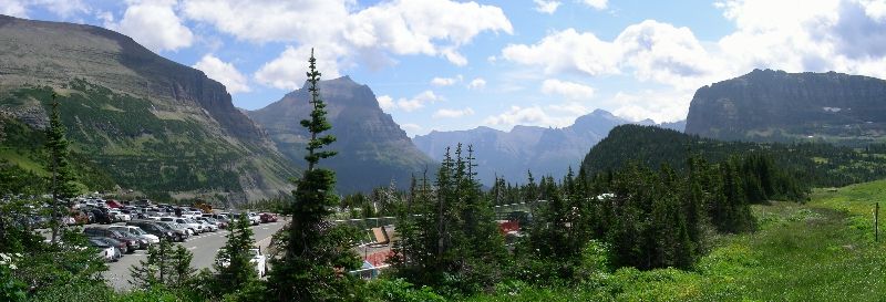 Looking Eastward from Logan Pass.