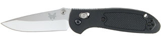 Blade Length: 2.91"
Blade Thickness: 0.100"
Handle Thickness: 0.510"
Blade Material: 154CM Stainless Steel
Blade Hardness: 58-60HRC
Blade Style: Modified Drop-Point; Ambidextrous Thumb-Studs
Weight: 2.56oz.