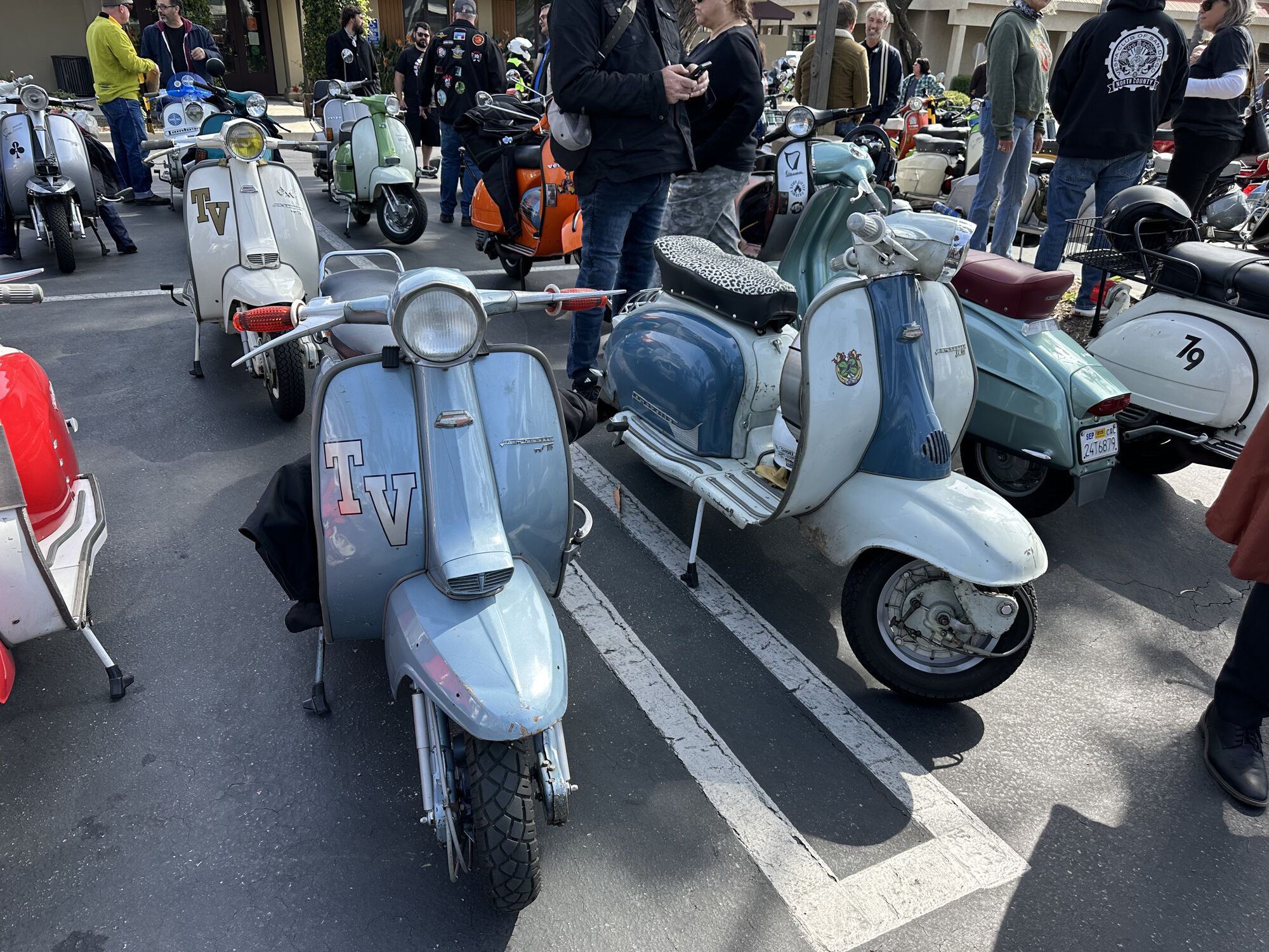 There was a strong Lambretta turnout!