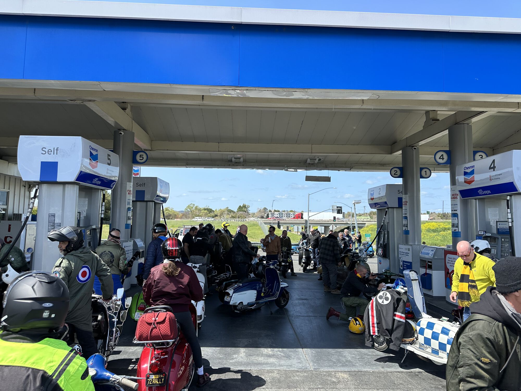 Gas station takeover!