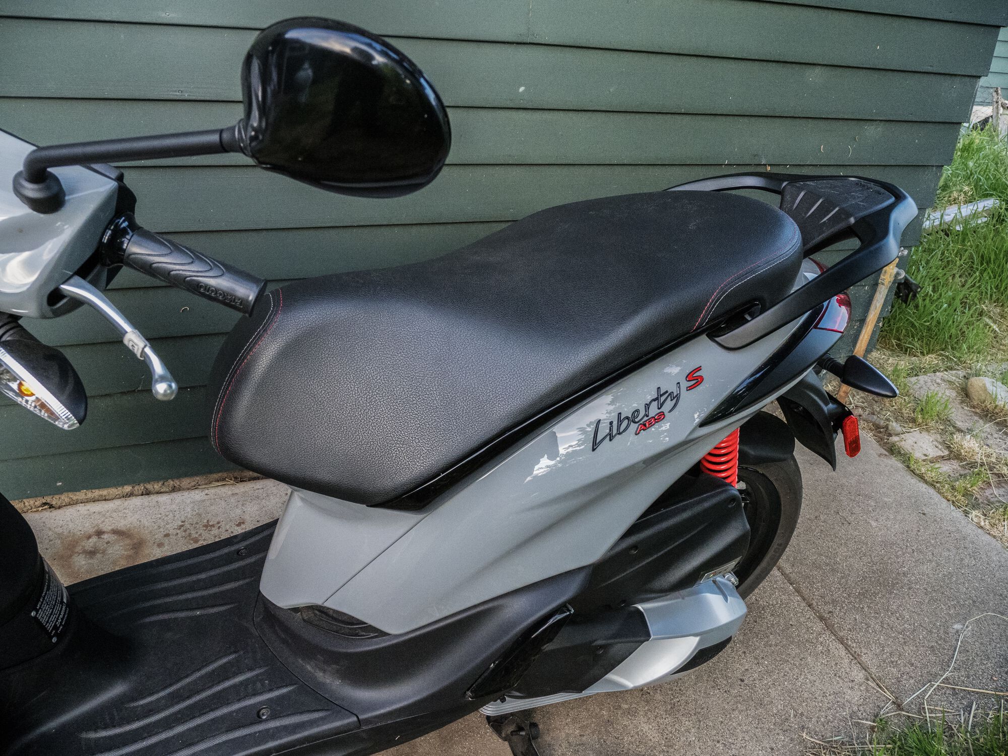 the seat is quite comfortable, and big enough to move around to reposition oneself during long rides