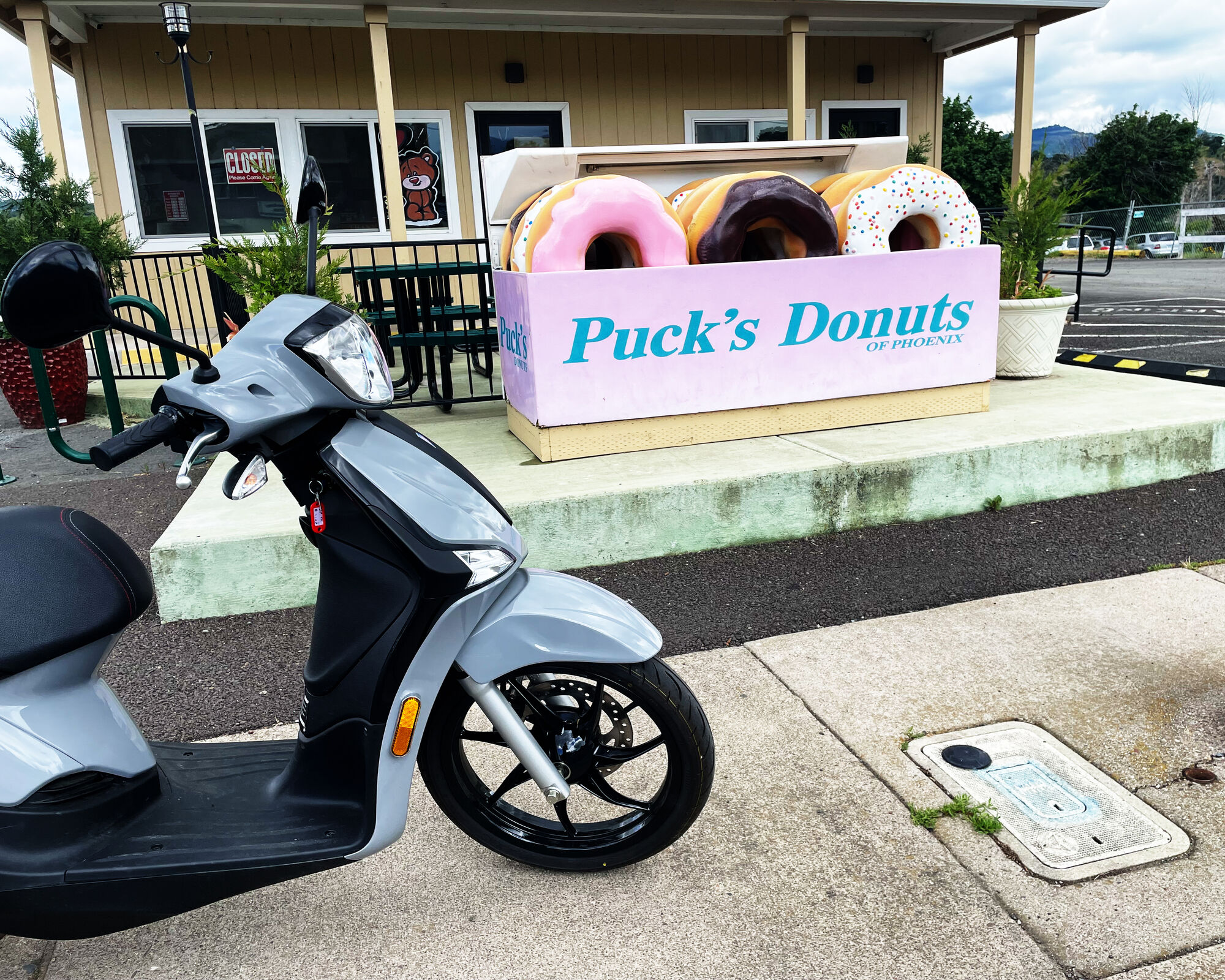 In the land of Sasquatch, Piaggios still can be spotted in daylight hours