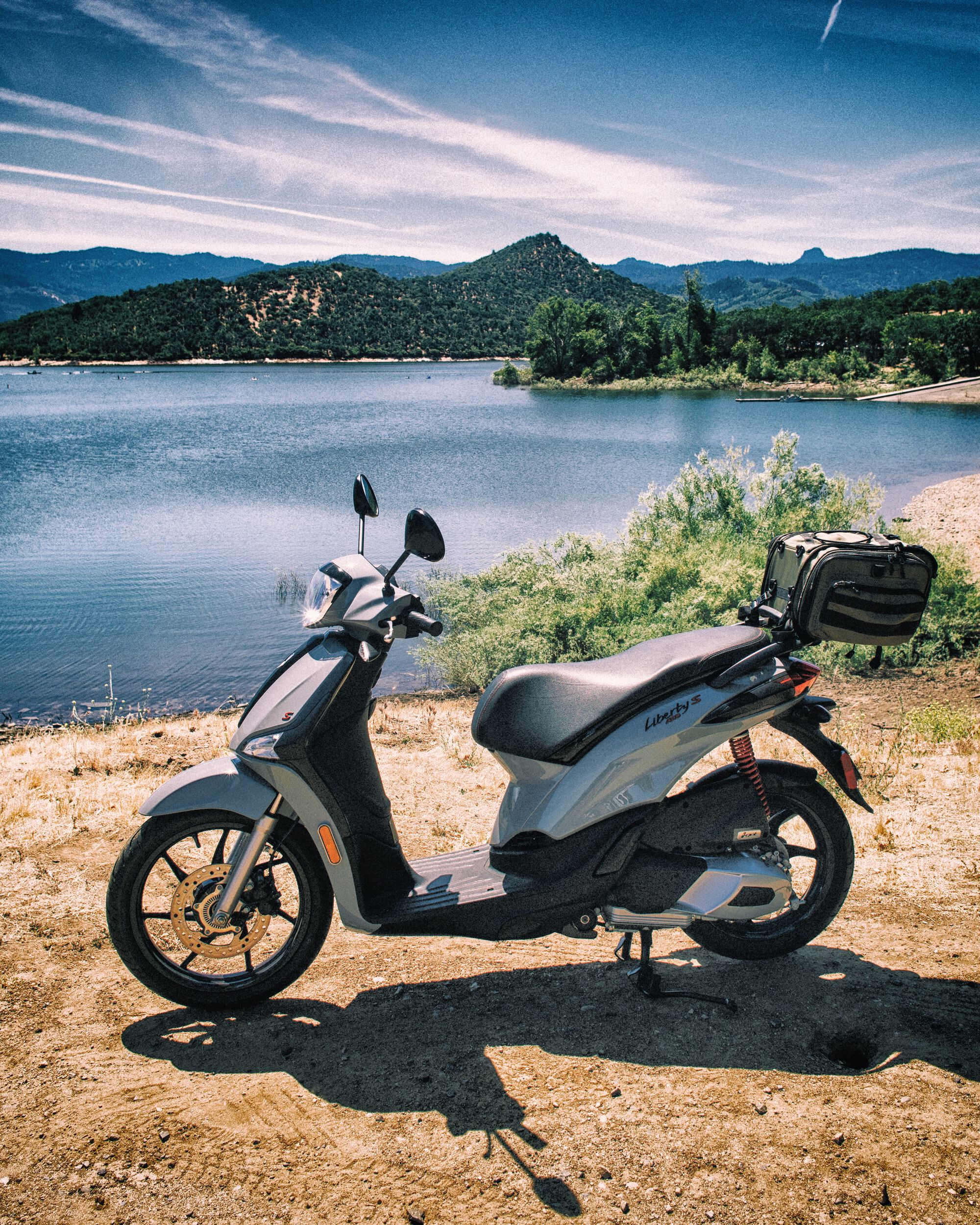 the lake is actually a man-made reservoir, originally created in 1924, for both irrigation and flood-control, but has evolved over the decades to include various recreational activities as well