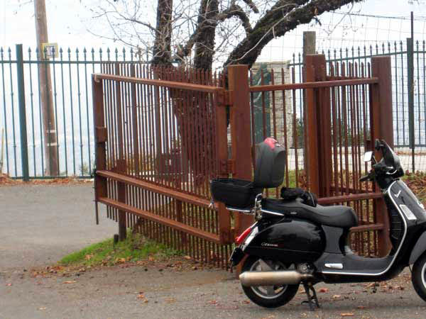 The end of Montebello Road above Ridge Vineyards Winery