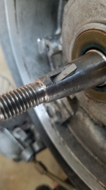 Key popped right out