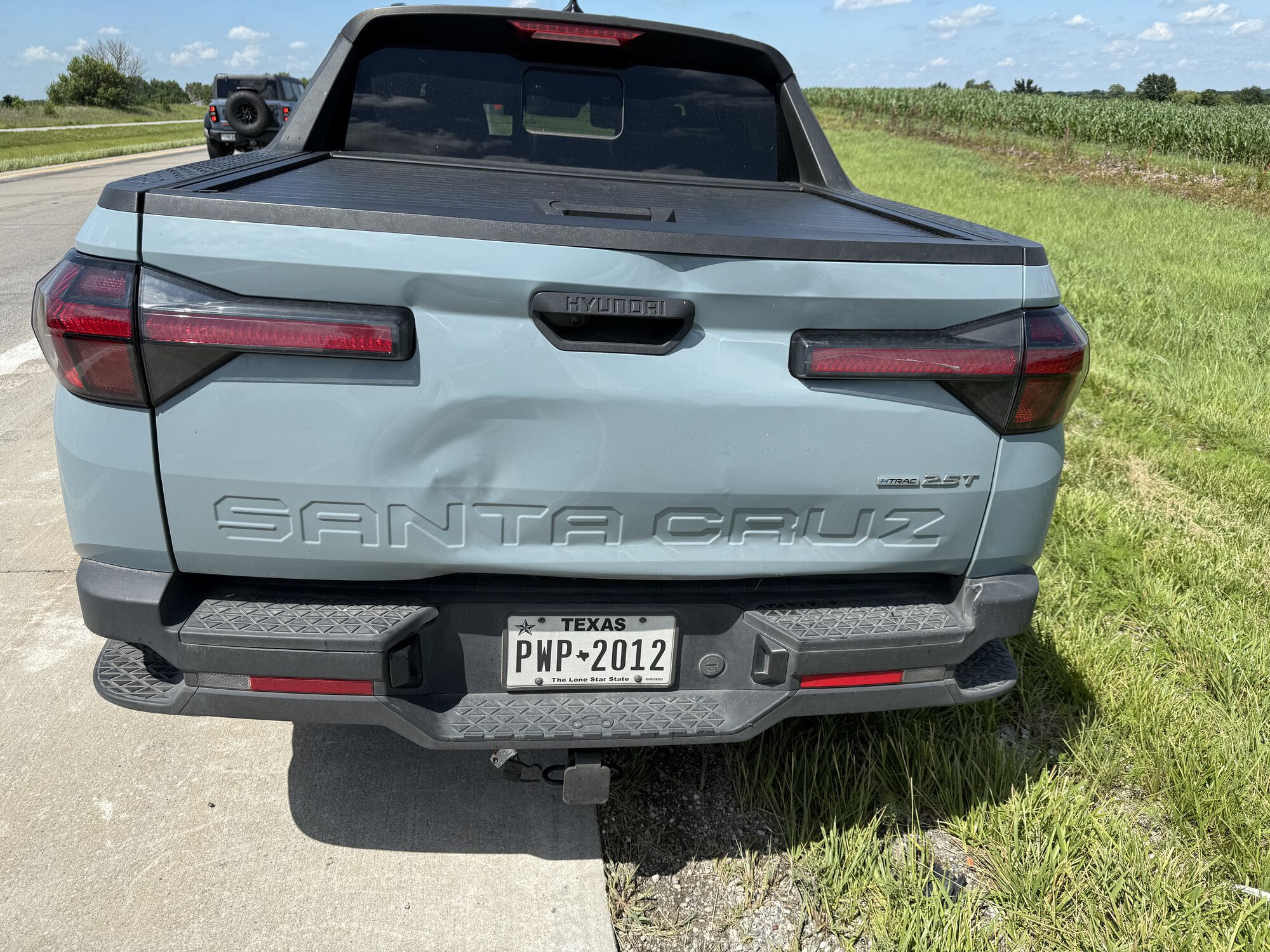 The tailgate still opens & closes, and all lights work properly.