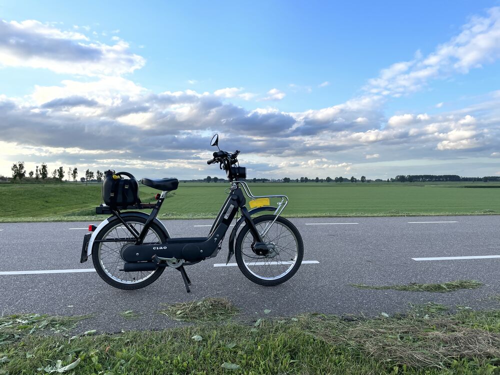 Piaggio Ciao for local touring.