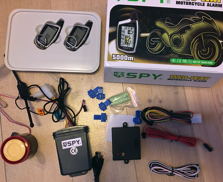 Modern Vespa Where to mount alarm on a Vespa GTS 300, 2015