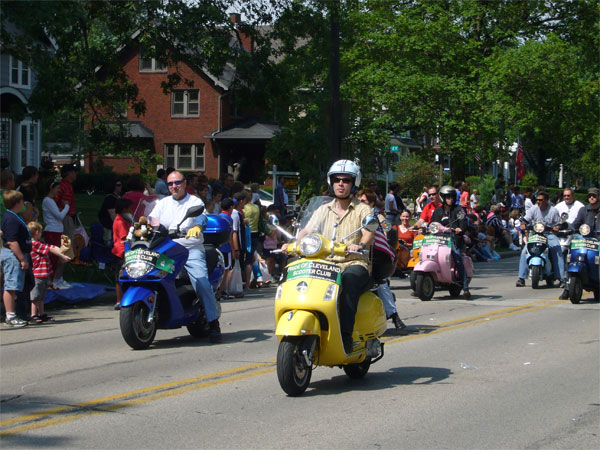 A few of us inching along