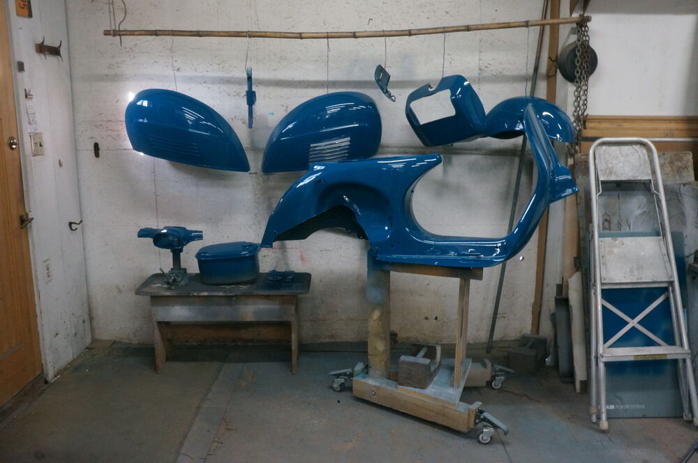 Quite the shine. It will get cut and buffed.