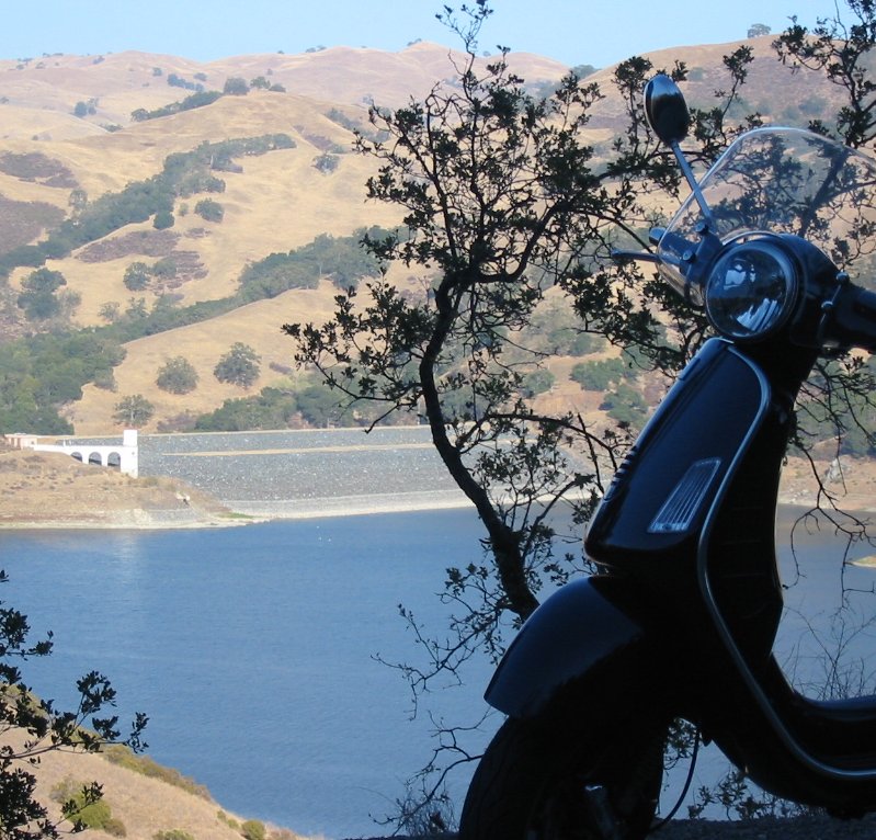 Modern Vespa San Francisco South Bay Scooter Tag