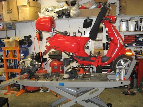 On the lift during surgery