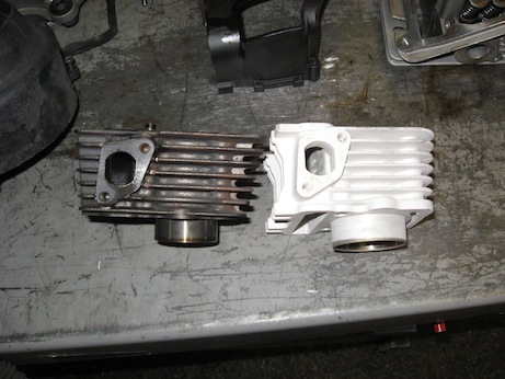 Side by side cylinders