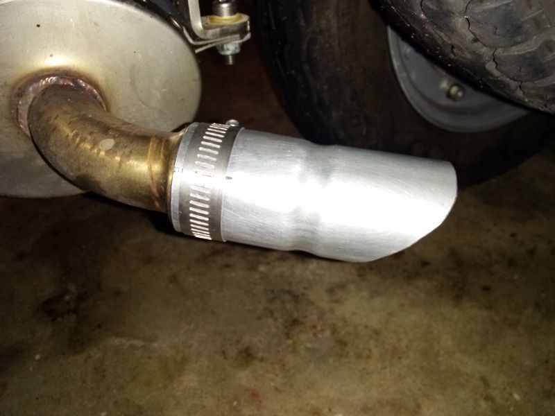Had wanted to make a downturn but couldn't find a 1.5" elbow
