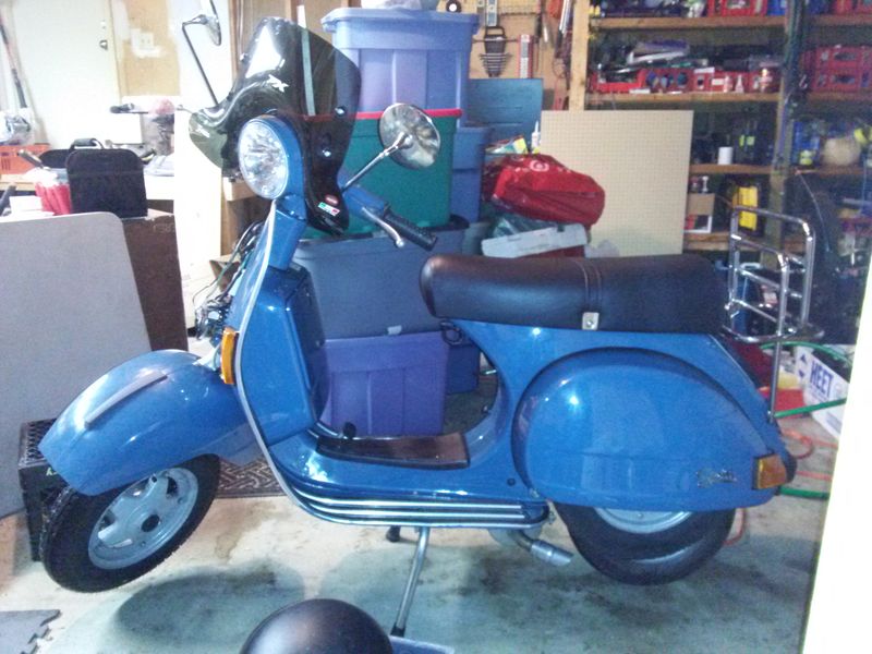 The horncast is off because I'm painting a 2011 PX one and the original broke when I took it off