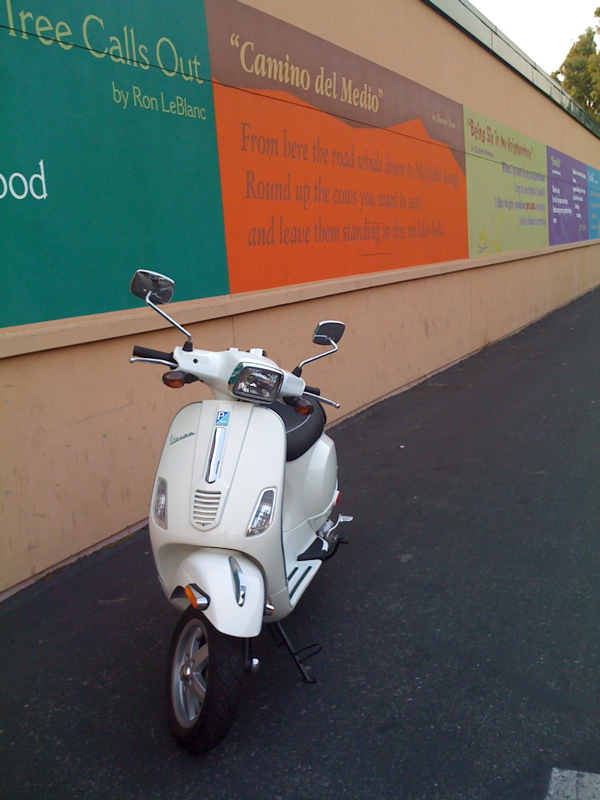 Modern Vespa San Francisco South Bay Scooter Tag