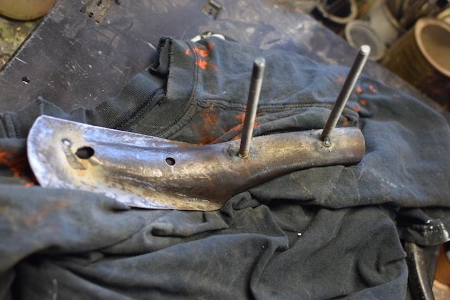 weld on studs (and repair old stress crack)