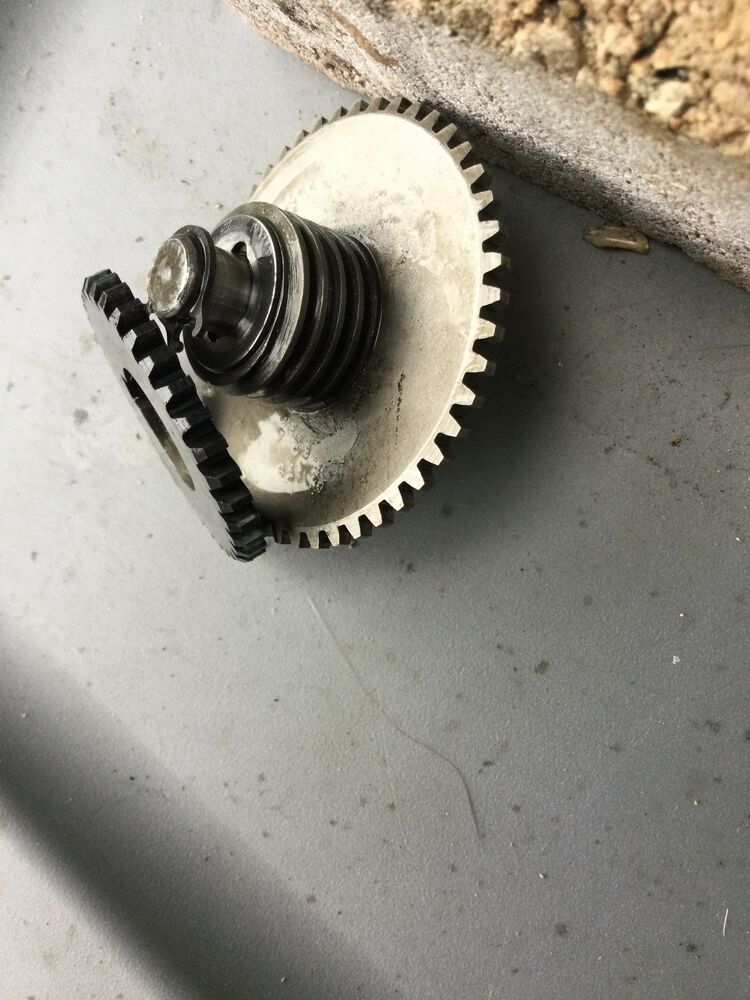 Is that bevel normal on the oil gears?