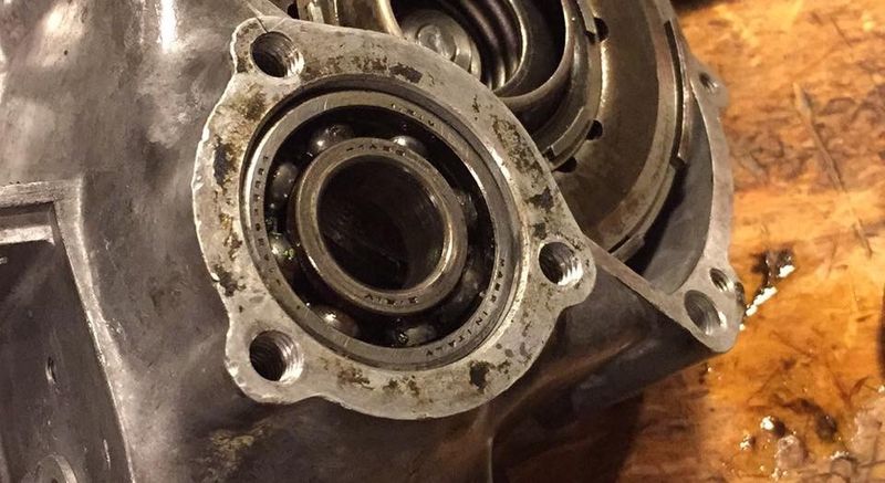 Where the plate attaches.