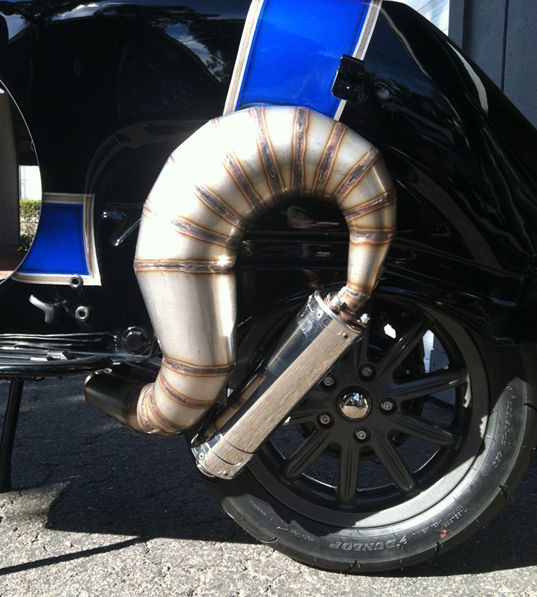 Modern Vespa : Vespa P200 Street Racer project