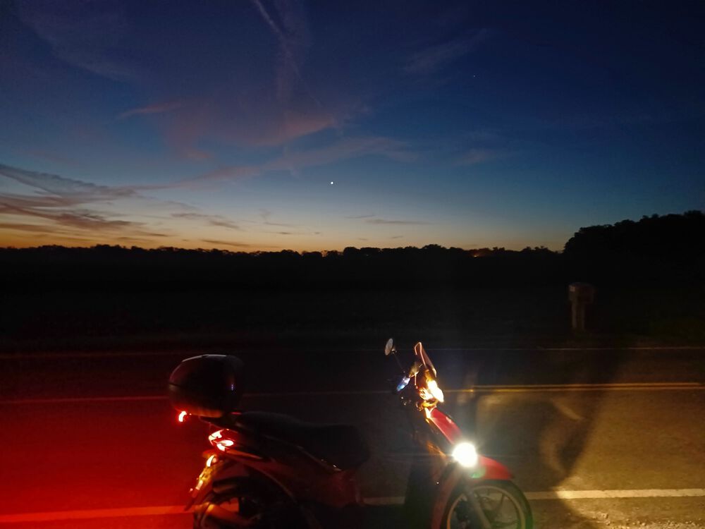 Really sharp star this morning. Planet I suspect.