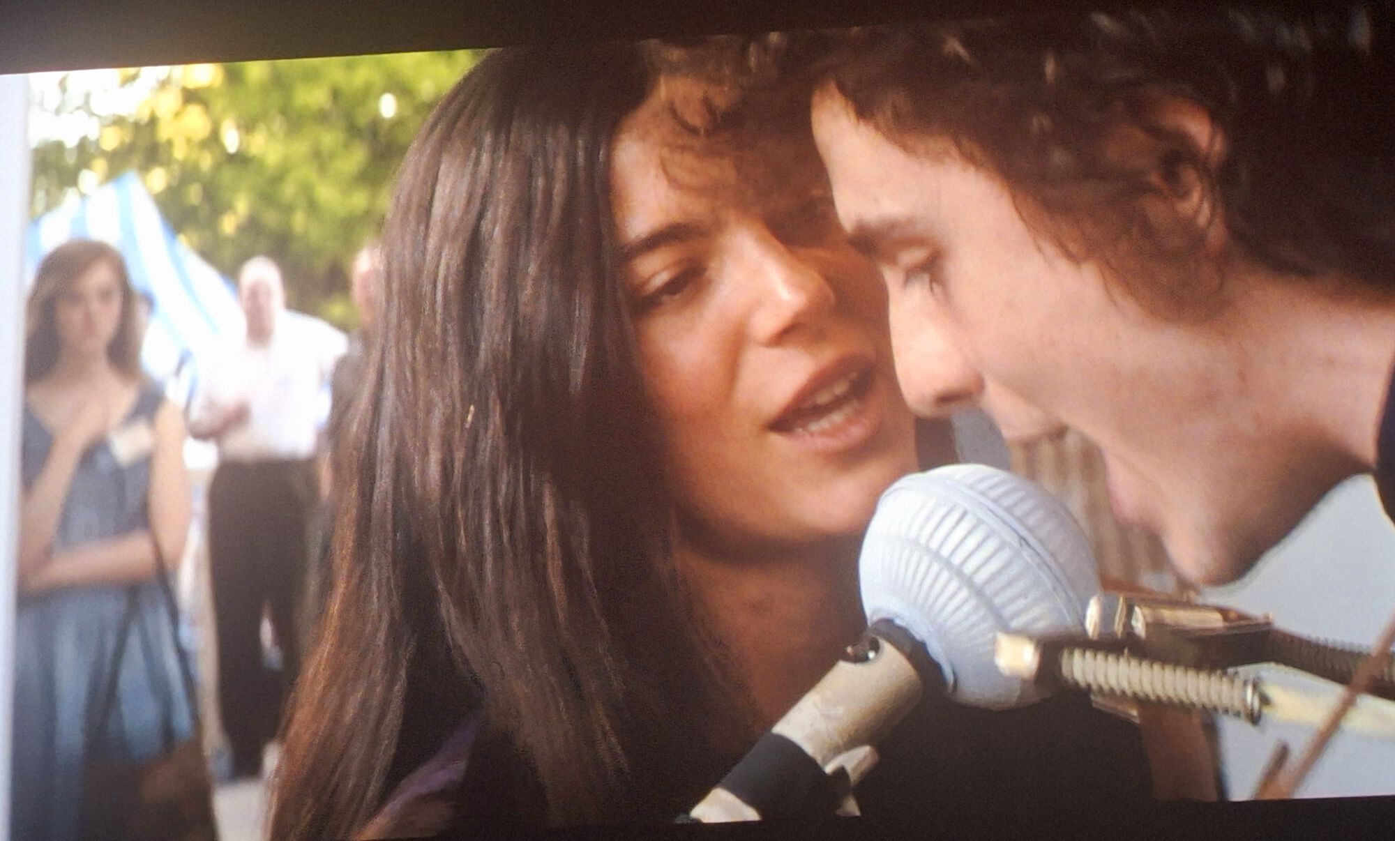 There is probably some restriction on taking photos in a theater, so I kept it to a dozen or so.