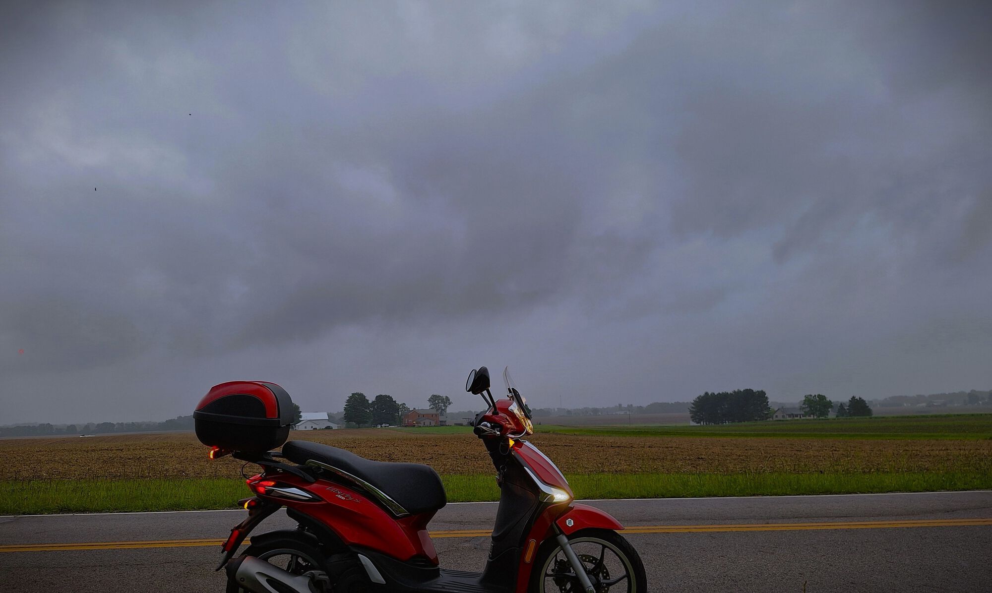 most of the farm houses are too far from the road