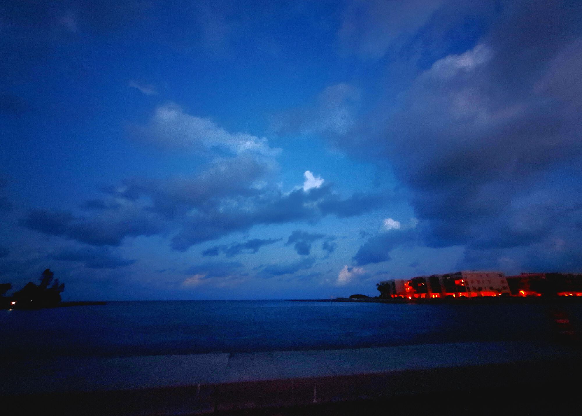 For the sunrise  behind me, as I enjoy daybreaking over the Gulf of Mexico.