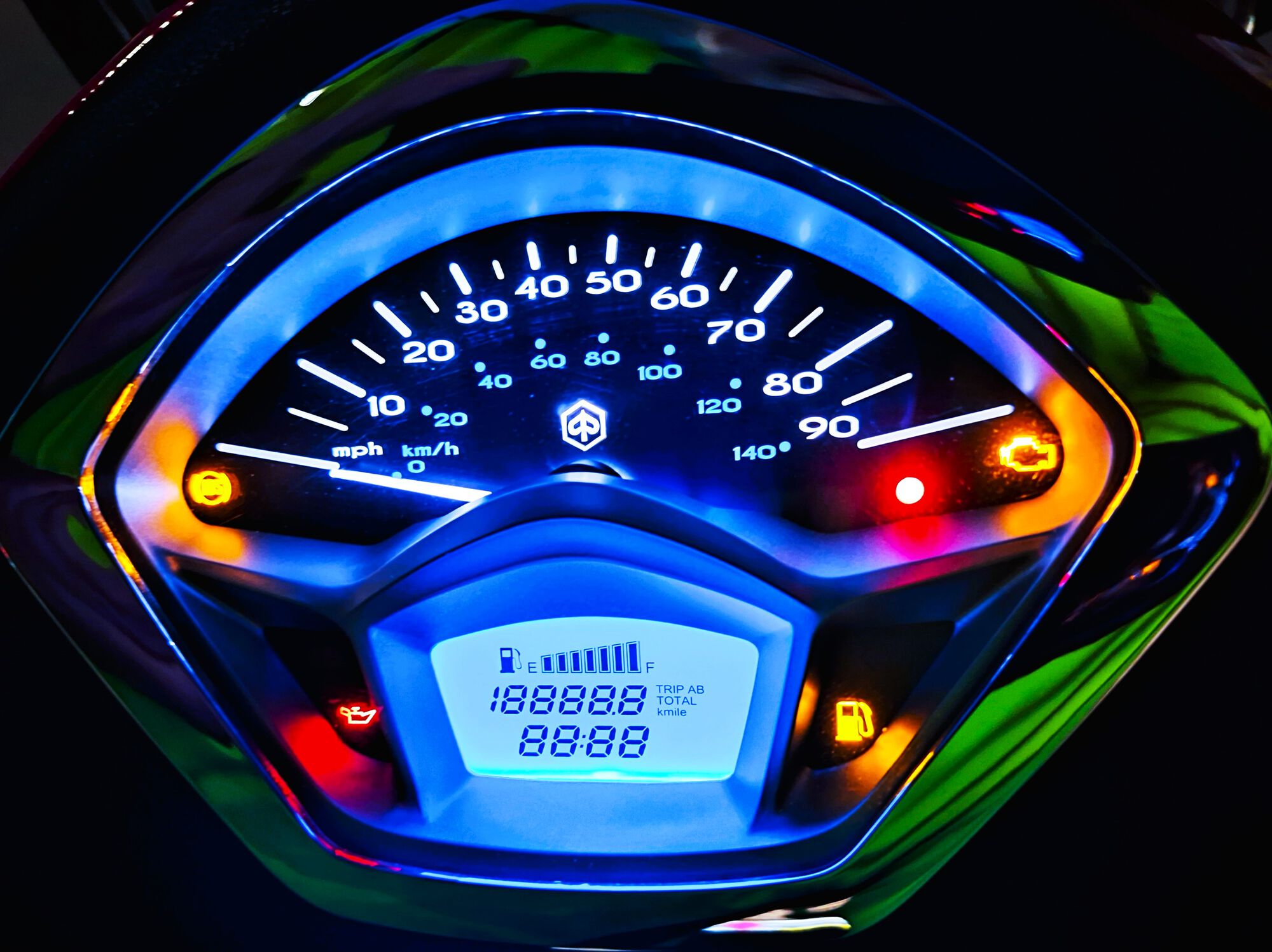 dash at start-up of my 8 yr old LIBERTY150i-S 3V ABS