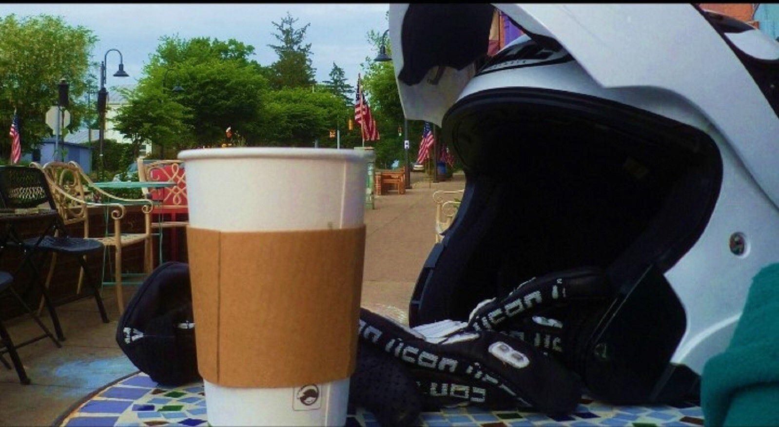 a particularly nice morning on a scooter ride